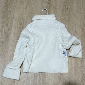 Cream Knit Turtleneck Sweater - NEW WITH TAG